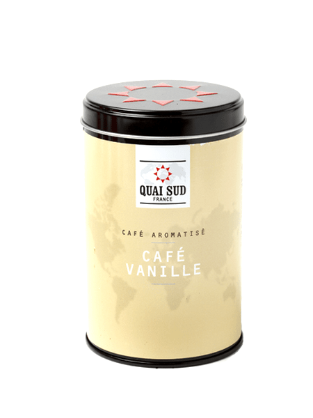 Café moulu aromatisé vanille